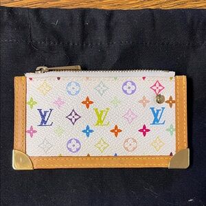 Louis Vuitton Multi Color Key Pouch - excellent condition!!!